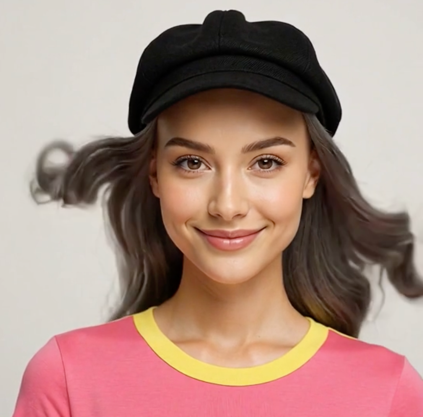 Wig Cap with Hair | Contour-Enhancing High-Temp Fiber Hat