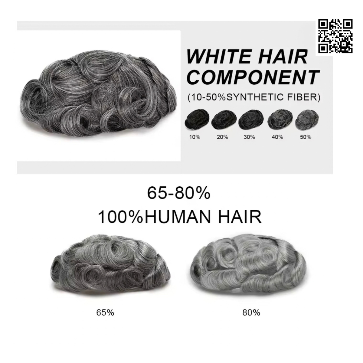 Men's Toupee Four Hole｜Four-Hole Attachment｜Top Choice for Beginners
