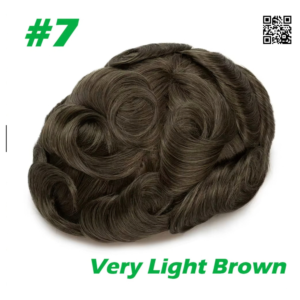 男士髮片 Swiss Lace｜全瑞士蕾絲｜極致自然｜#7