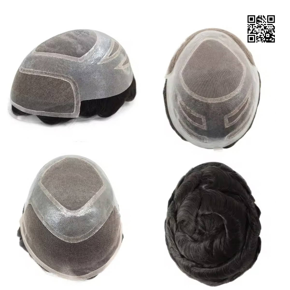 Men's Toupee Four Hole｜Four-Hole Attachment｜Top Choice for Beginners