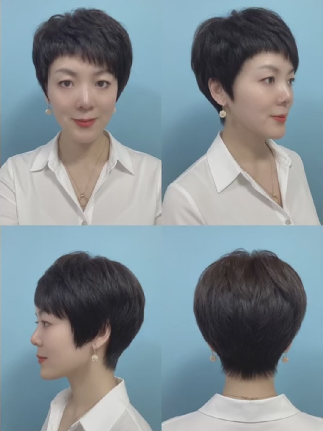 Pocket WIG｜出袋即靚｜清洗後自動回復髮型｜混合科技記憶髮-H540